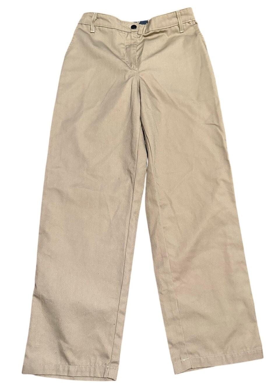Karletta's Khaki Heavy Twill Pants, Skater Y2K, Made In USA, Women's Size 29